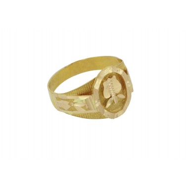 22K Gold Men's Casting Ring